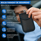 🔒 Funda Faraday DRIVX para Llaves de Coche | Bloqueo RFID y Keyless Antirrobo