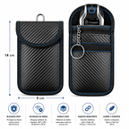 🔒 Funda Faraday DRIVX para Llaves de Coche | Bloqueo RFID y Keyless Antirrobo