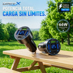 ⚡ Cargador USB DRIVX 4 Puertos – Carga Rápida para Todo tu Viaje