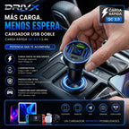⚡ Cargador USB DRIVX 4 Puertos – Carga Rápida para Todo tu Viaje